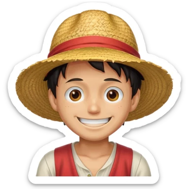Luffy one piece sticker