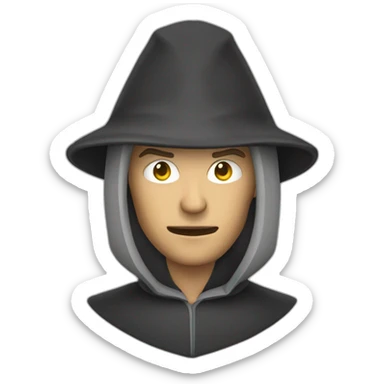 medieval evil spy sticker