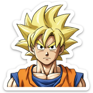 Goku dragon ball z  sticker