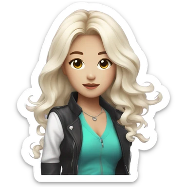 kpop idol girl sticker