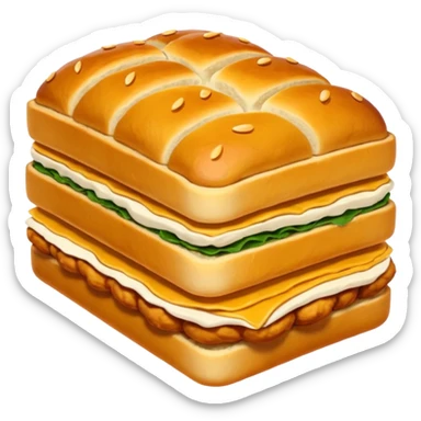 Chicken bread Pakistani dish sticker