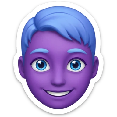 purple user sticker