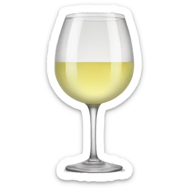 verre de vin blanc sticker