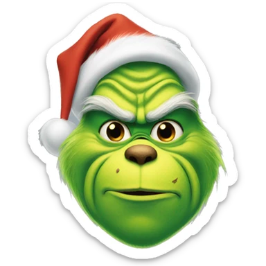 Grinch sticker