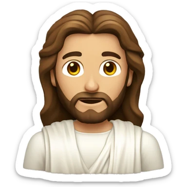 Jesucristo, un Jesús humano  sticker