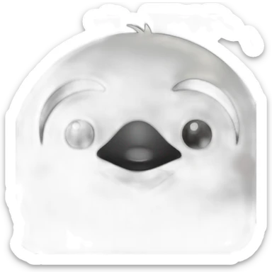 cute pudgy penguin sticker