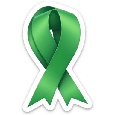 Grüne Schleife sticker