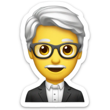 fotógrafo elegante sticker