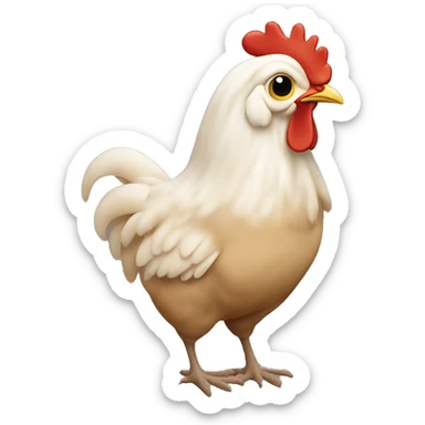 Chicken ￼ sticker