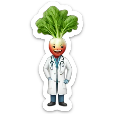 radish doctor sticker