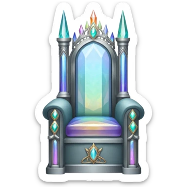 Glass castle from throne of glass sticker