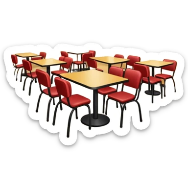 cafeteria cafe arua  sticker