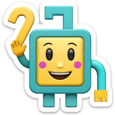 Numberblock 75 sticker