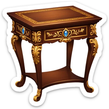 a fancy table sticker