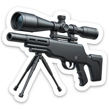 Sniper gun emoji sticker