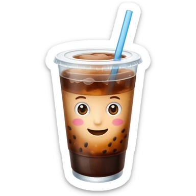 ice americano for to-go sticker