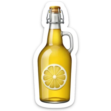 Bottiglia birra Dreher lemon in vetro  sticker