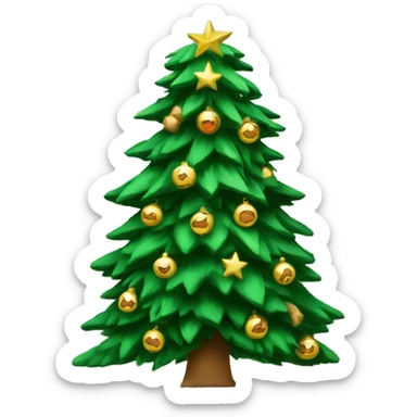 Christmas tree  sticker