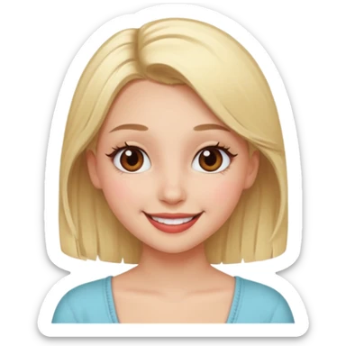 Define a beautiful girl who is really close to my heart in emoji sticker