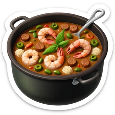 pot of gumbo sticker