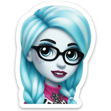 Ghoulia the monster high doll  sticker