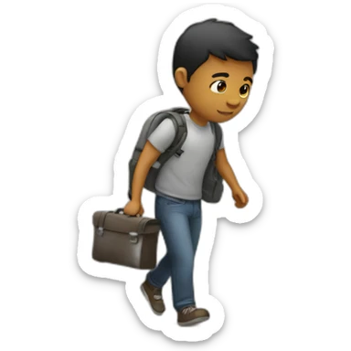 leaving sticker