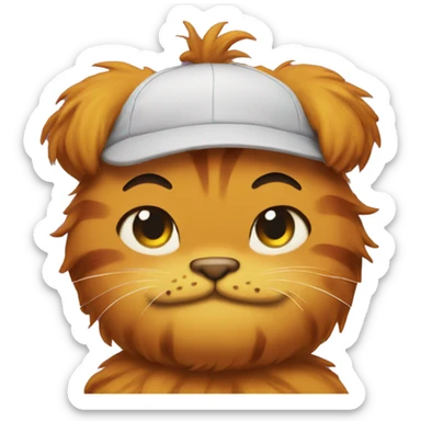 Gay Garfield sticker