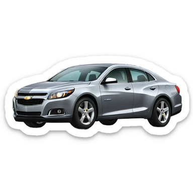 Grey chevy malibu sticker