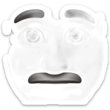 friendly gaze from handsome man sticker