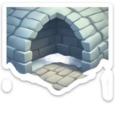 Igloo unicorn dungeon  sticker