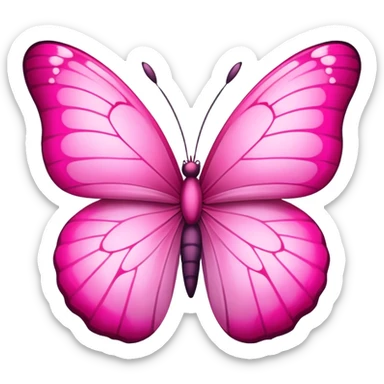 Mariposa rosa sticker