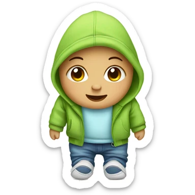 baby clothes ecology sticker