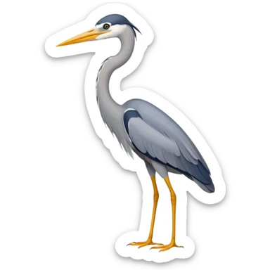  bird heron sticker