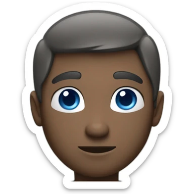 a white men with blue eyes who discover a beautiful new land sticker