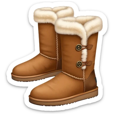 ultra realistic pair of uggs sticker