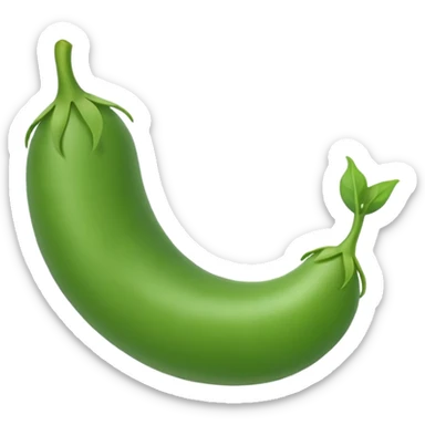 open pea pod sticker