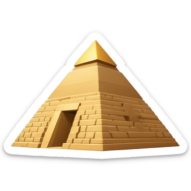 pyramid egypt, no frame sticker