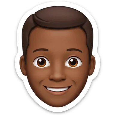 Bobby Brown (b.1969) with dark brown hair sticker