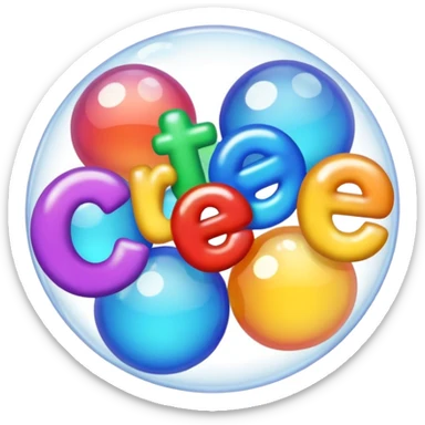 Actual text in a fun font that says “that’s crazy” sticker