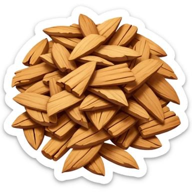 sandalwood chips sticker