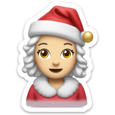 christmas hello kitty  sticker