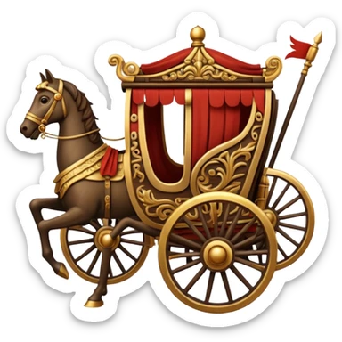 Roman chariot sticker