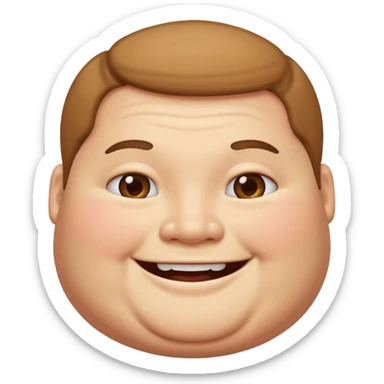 Pessoa gorda sticker