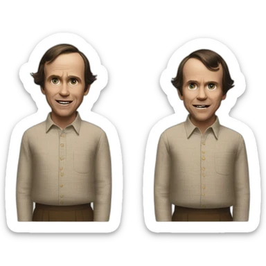 The shinning twins sticker