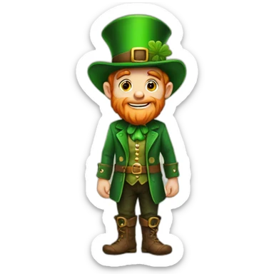 leprechaun sticker