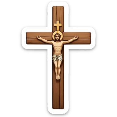 Can you create a Catholic cross emoji sticker