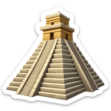 Temple of Kukulcan sticker