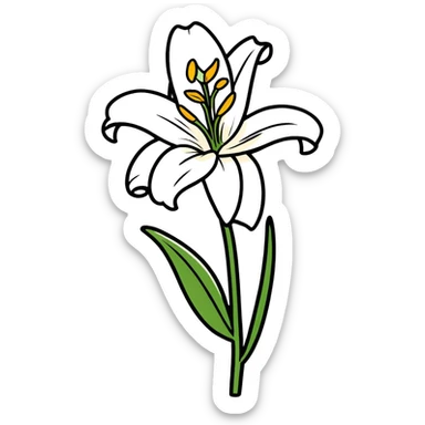Lily sticker