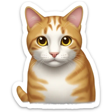 Cat cat sticker