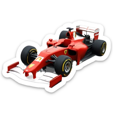 F1 car ferrari sticker